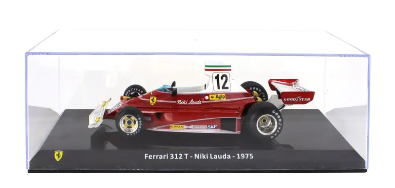 1:24 1975 Niki Lauda -- World Champion -- #12 Ferrari 312 T -- Atlas/Edicola F1 1