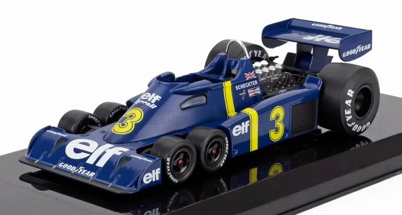 1:24 1976 Jody Scheckter -- #3 Tyrrell P34 -- Atlas/Edicola F1 1