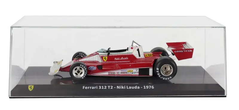 1:24 1976 Niki Lauda -- #1 Ferrari 312 T2 -- Atlas/Edicola F1 1
