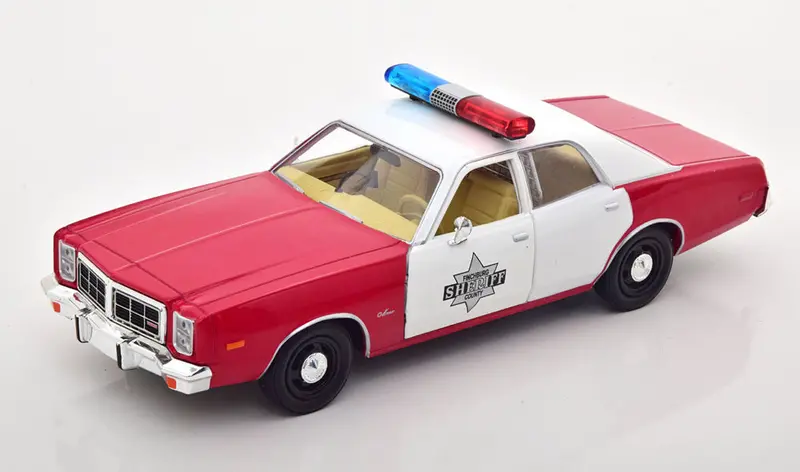 1:24 1977 Dodge Monaco "Finchburg County Sheriff" Police Car - Greenlight 1