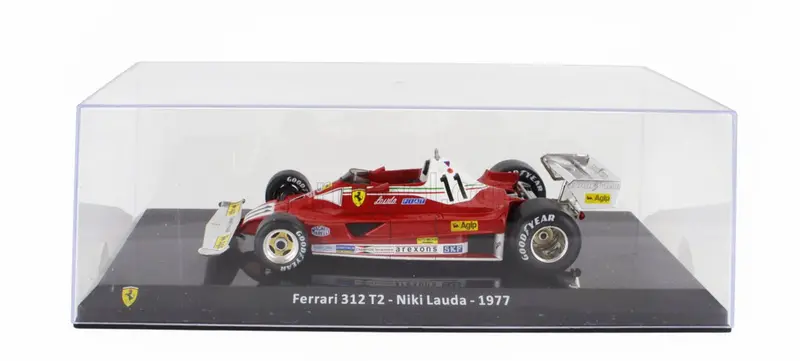 1:24 1977 Niki Lauda -- #11 Ferrari 312 T2 -- Atlas/Edicola F1 1