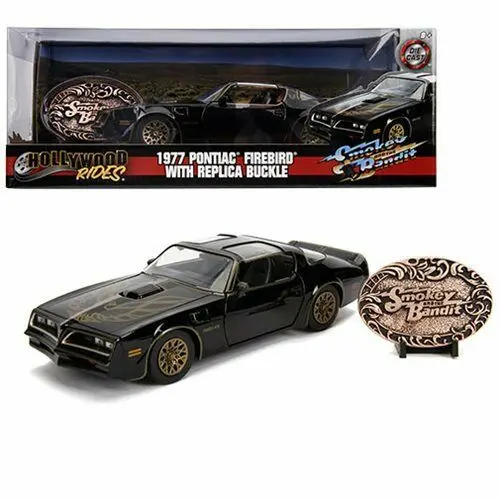 1:24 1977 Pontiac Firebird Trans Am -- Smokey & The Bandit W/Belt Buckle -- Jada 1