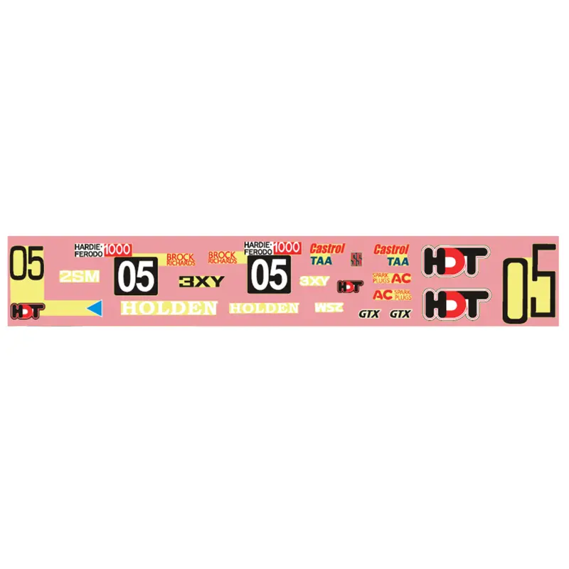 1:24 1978 Bathurst Winner - Holden A9x Torana -- Decal Kit -- Dda: Accessory 1