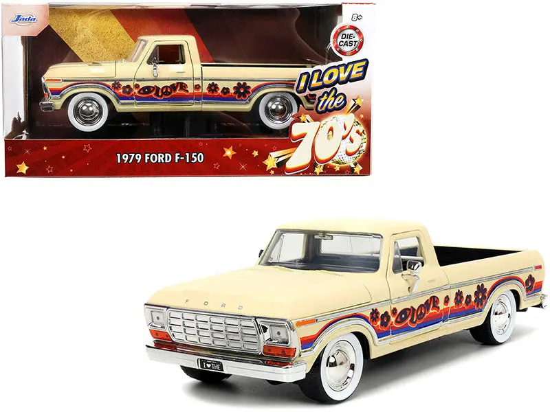 1:24 1979 Ford F-150 Pickup Truck -- I Love The 1970'S -- Jada 1