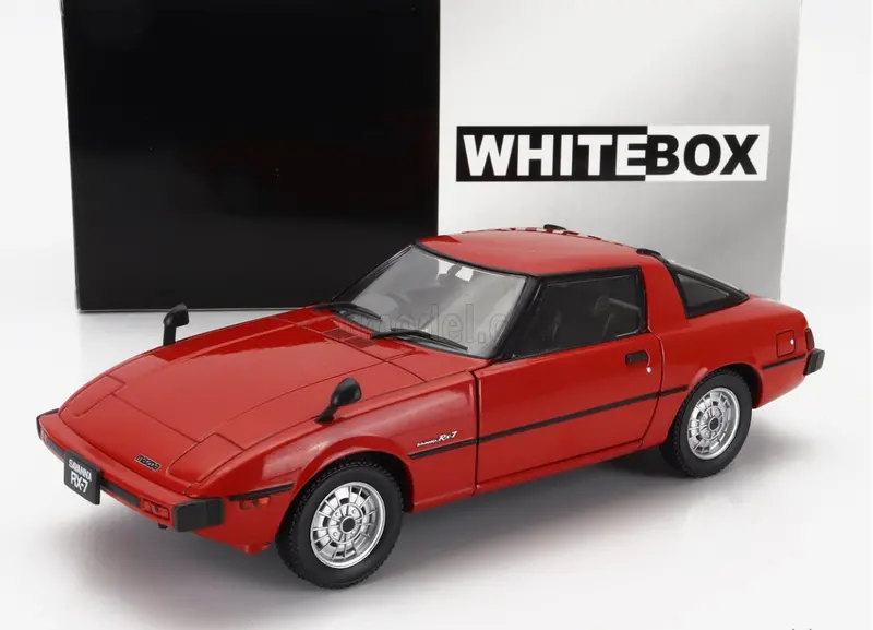 1:24 1980 Mazda Rx7 (Fb) -- Red -- Whitebox 1