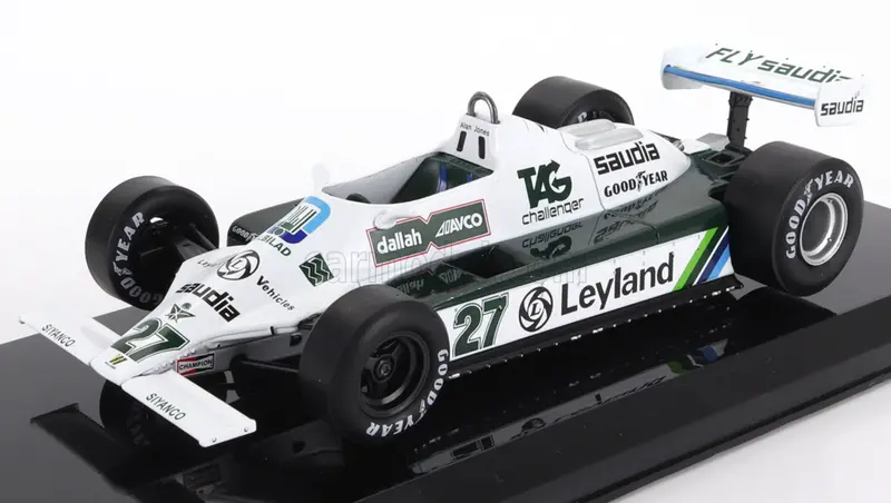 1:24 1980 World Champion Alan Jones -- #27 Williams Fw07b -- Atlas/Edicola F1 2