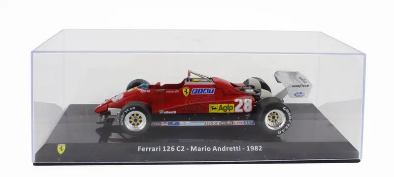 1:24 1982 Mario Andretti -- #28 Ferrari 126 C2 -- Atlas/Edicola F1 1