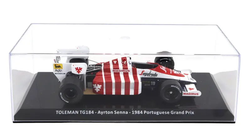 1:24 1984 Ayrton Senna -- Portugal Gp -- Toleman Tg184 -- Atlas/Edicola F1 1