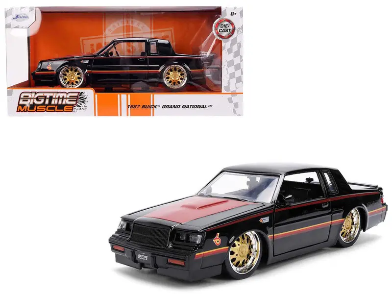 1:24 1987 Buick Grand National -- Black -- Jada: Big Time Muscle 1