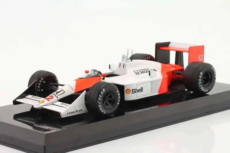 1:24 1988 Ayrton Senna - World Champion -- #12 Mclaren Mp4/4 -- Atlas/Edicola F1 1