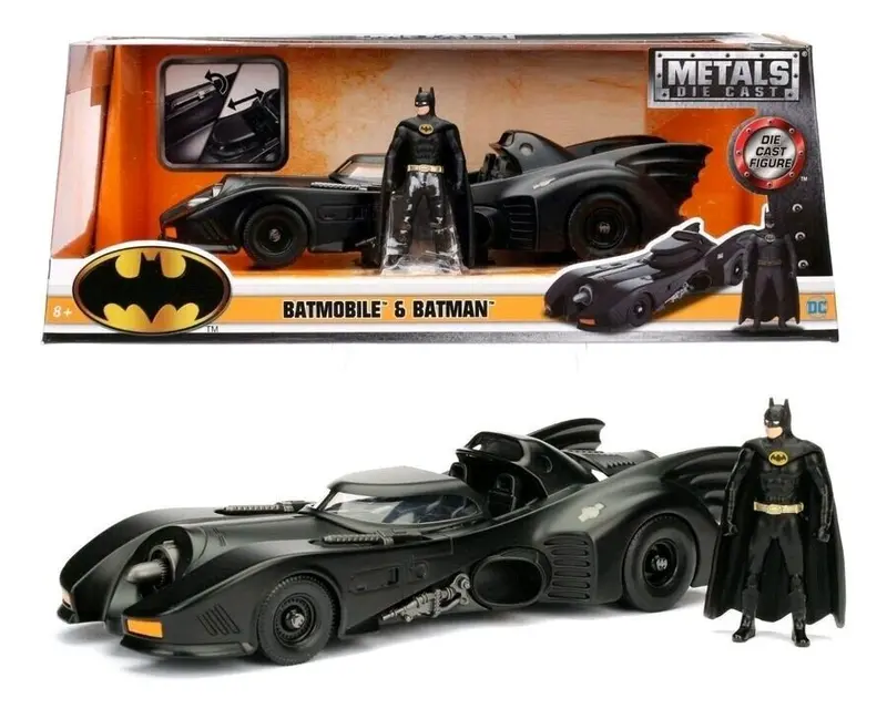 1:24 1989 Batmobile W/Batman Figurine -- Batman Movie -- Jada 1