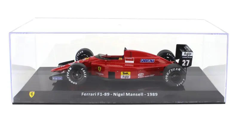1:24 1989 Nigel Mansell -- #27 Ferrari F1-89 -- Atlas/Edicola F1 1