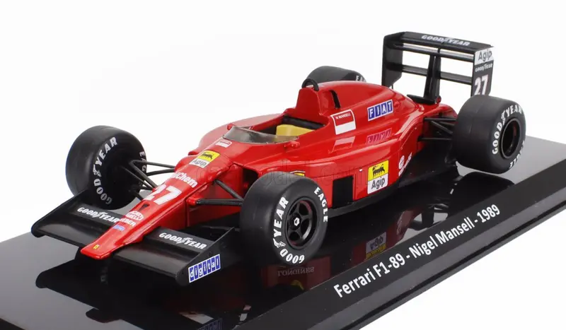 1:24 1989 Nigel Mansell -- #27 Ferrari F1-89 -- Atlas/Edicola F1 2