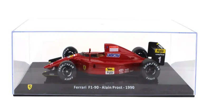 1:24 1990 Alain Prost -- #1 Ferrari F1-90 -- Atlas/Edicola F1 1
