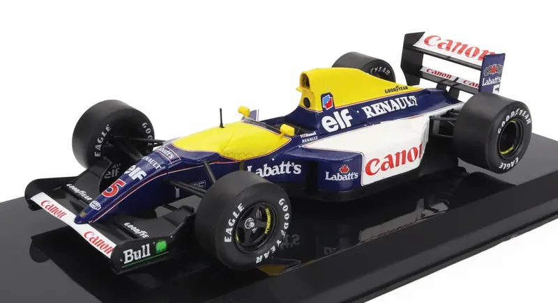 1:24 1992 World Champion Nigel Mansell -- Williams Fw14b -- Atlas/Edicola F1 1