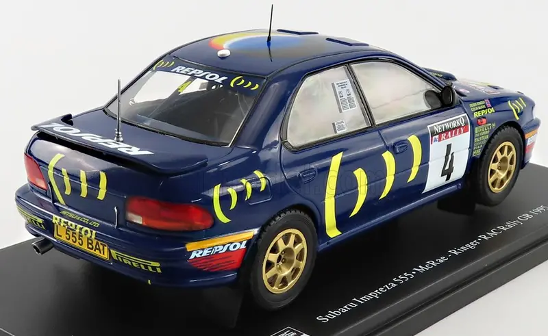 1:24 1995 Rac Rally Gb -- Colin Mcrae -- #4 Subaru Impreza 555 -- Edicola 2