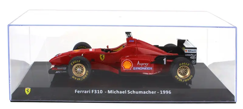 1:24 1996 Michael Schumacher -- #1 Ferrari F310 -- Atlas/Edicola F1 1