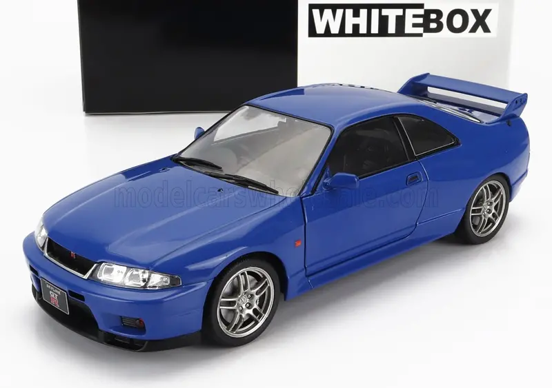 1:24 1997 Nissan R33 Skyline Gt-R -- Blue -- Whitebox 1