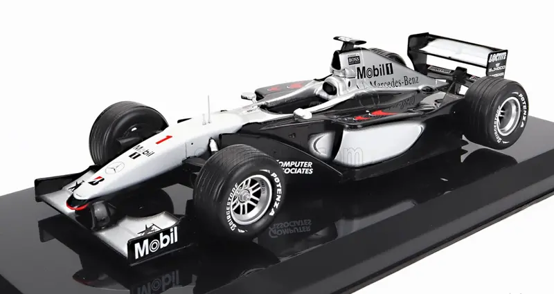 1:24 1999 World Champion Mika Hakkinen -- Mercedes Mp4/14 -- Atlas/Edicola F1 1