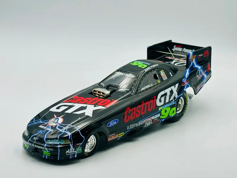 1:24 2000 John Force -- Nhra Castrol Gtx 9X Ford Mustang Funny Car -- Action Rac 1