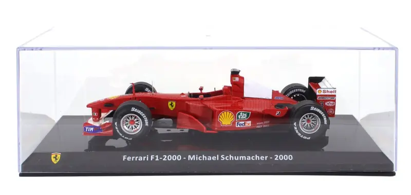 1:24 2000 Michael Schumacher -- World Champion -- #3 Ferrari -- Atlas/Edicola F1 1
