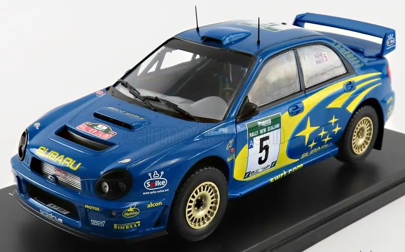 1:24 2001 Rally New Zealand -- Burns/Reid -- #5 Subaru Impreza S7 Wrc -- Edicola 1