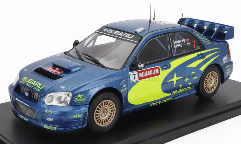 1:24 2003 Rally Wales Winner -- Solberg/Mills -- #7 Subaru Impreza S9 Wrc03 1
