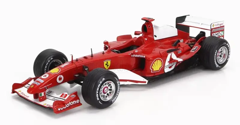 1:24 2004 Michael Schumacher -- World Champion -- #1 Ferrari -- Atlas/Edicola F1 1