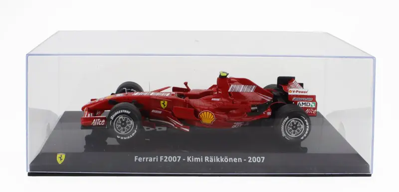 1:24 2007 Kimi Raikkonen - World Champion - #6 Ferrari F2007 -- Atlas/Edicola F1 1