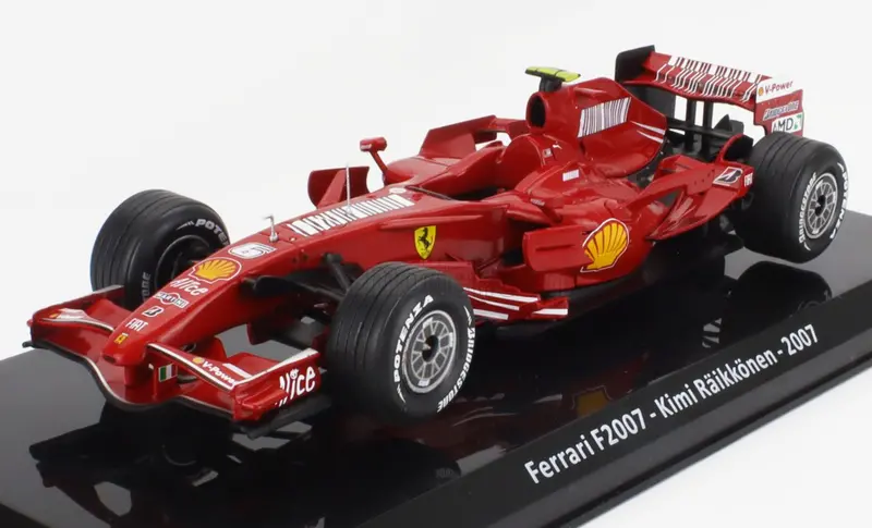 1:24 2007 Kimi Raikkonen - World Champion - #6 Ferrari F2007 -- Atlas/Edicola F1 2