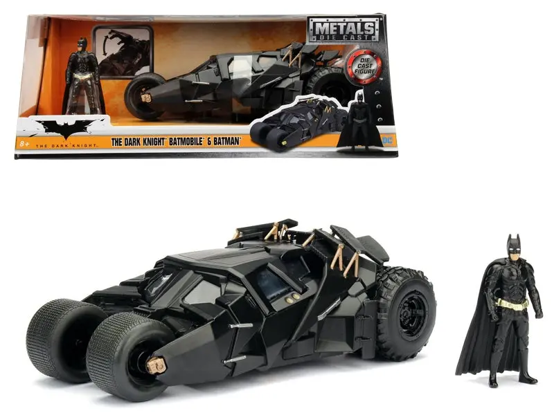 1:24 2008 Batmobile W/Batman Figurine -- The Dark Knight -- Jada 1