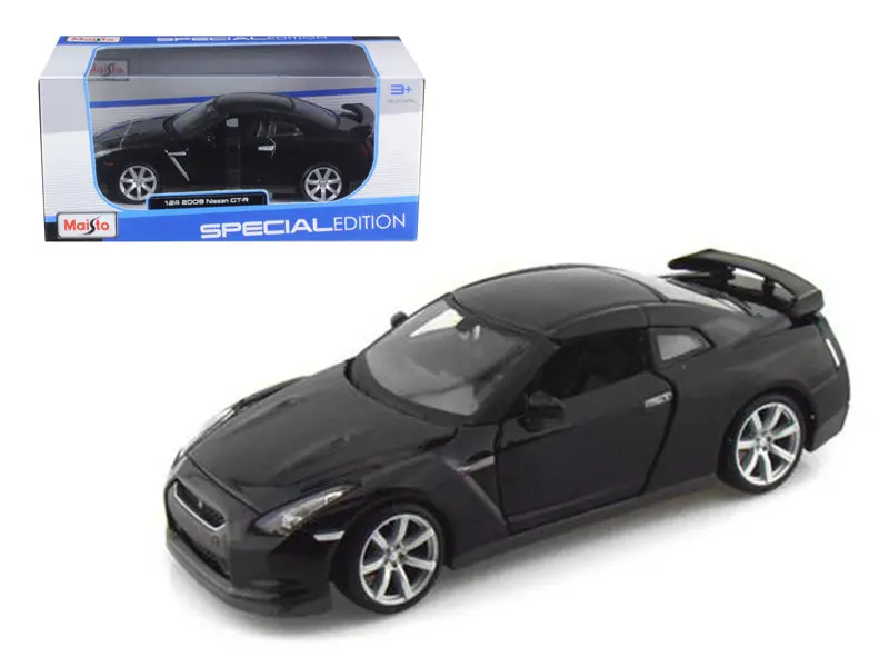 1:24 2009 Nissan Gt-R R35 -- Black -- Maisto 1