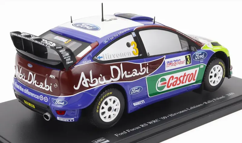 1:24 2009 Rally Poland Winner -- #3 Ford Focus Rs Wrc09 -- Edicola 2