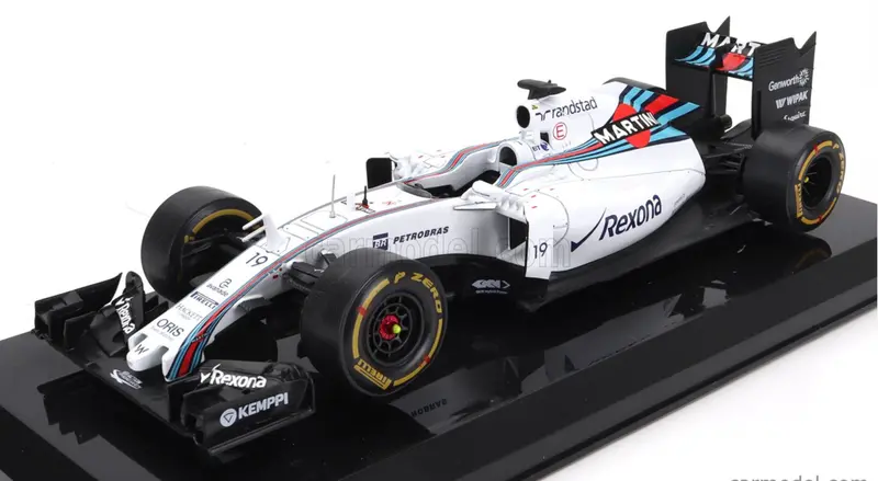 1:24 2015 Felipe Massa - Italian Gp 3Rd Place - Williams Fw37 - Atlas/Edicola F1 1