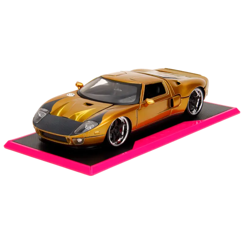 1:24 2017 Ford Gt -- Gold/Black -- Jada: Pink Slips 1