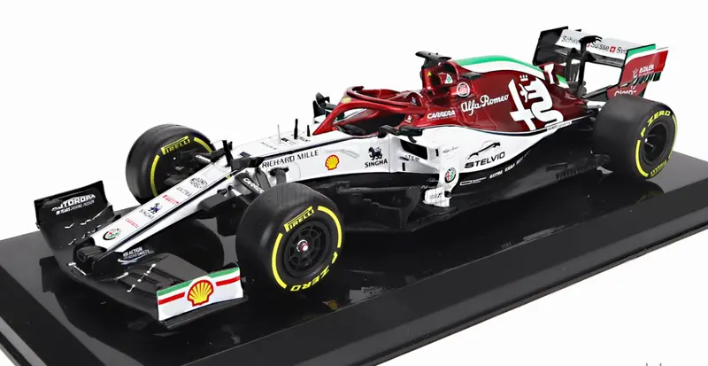 1:24 2019 Kimi Raikkonen -- Alfa Romeo C38 -- Atlas/Edicola F1 1