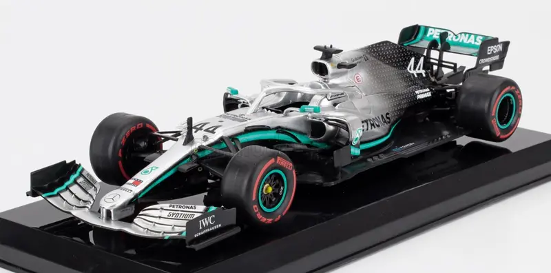 1:24 2019 Lewis Hamilton - World Champion - #44 Mercedes W10 -- Atlas/Edicola F1 1