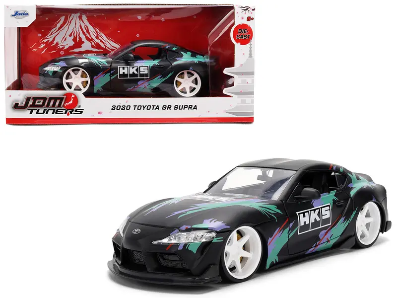 1:24 2020 Toyota Gr Supra -- Hks Black -- Jada: Jdm Tuners 1