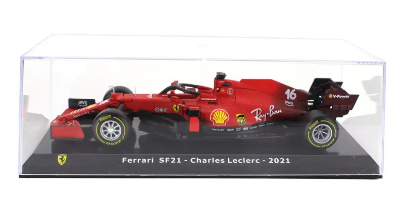 1:24 2021 Charles Leclerc -- #16 Ferrari Sf21 -- Atlas/Edicola F1 1