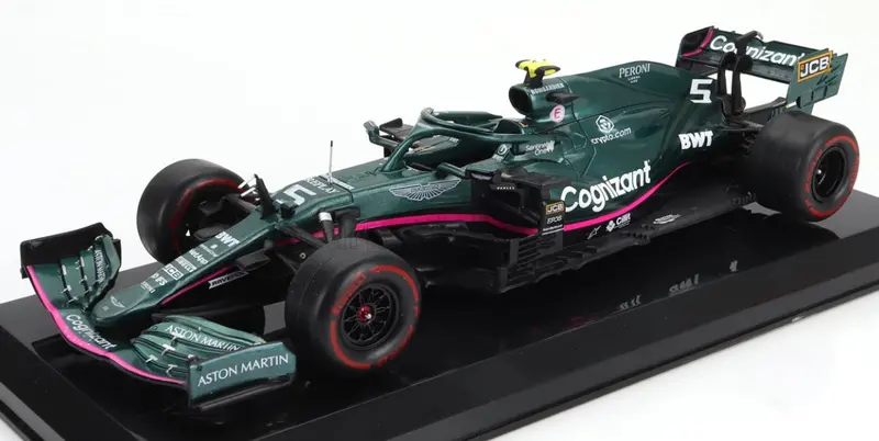 1:24 2021 Sebastian Vettel -- #5 Aston Martin Amr21 -- Atlas/Edicola F1 1