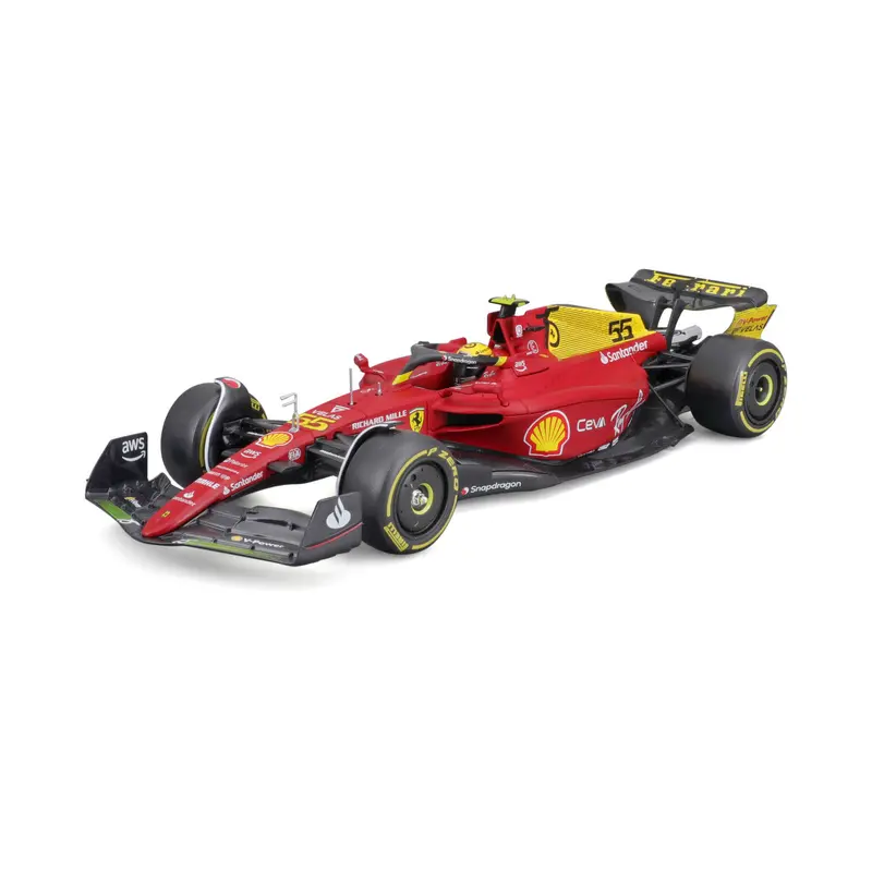 1:24 2022 Carlos Sainz -- Italian Gp -- #55 Scuderia Ferrari F1-75 -- Bburago F1 1