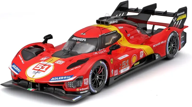 1:24 2023 Lemans 24H Winner -- #51 Ferrari 499P -- Bburago 1