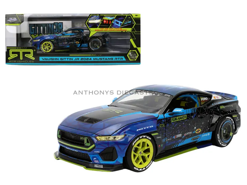 1:24 2024 Vaughn Gittin Jr -- Ford Mustang Rtr Racing -- Jada: Big Time Muscle 1