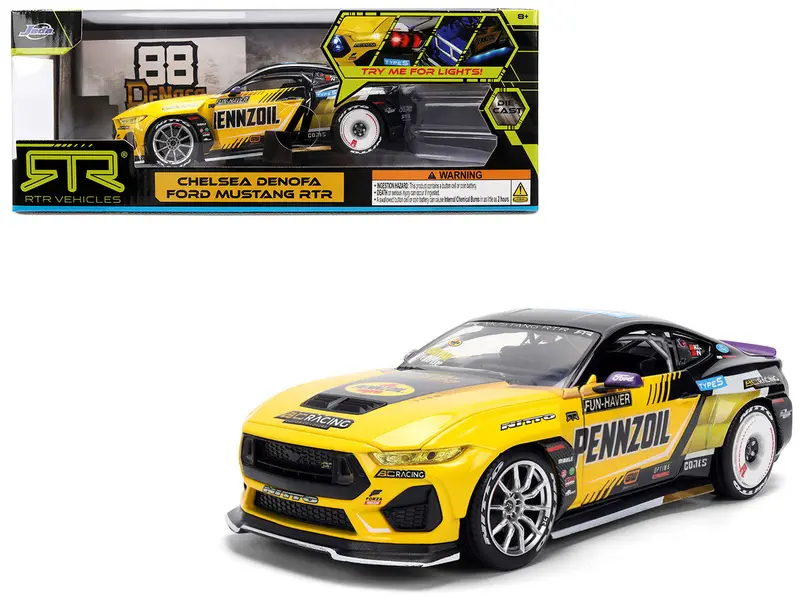 1:24 2025 Chelsea Denofa -- Ford Mustang Rtr Racing -- Jada: Big Time Muscle 1