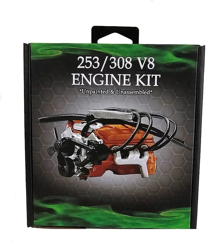 1:24 253 / 308 Holden V8 Engine + Accessories -- Plastic Kit -- Dda Collectibles 1