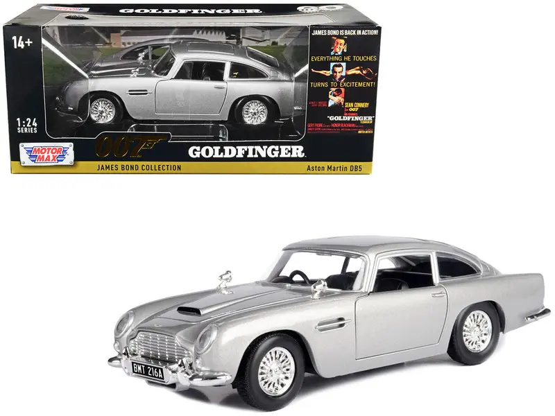 1:24 Aston Martin Db5 -- James Bond "Goldfinger" -- Motormax 1