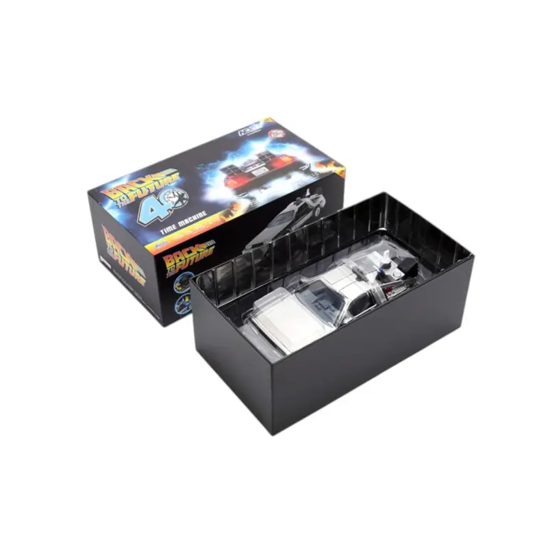 1:24 Back To The Future - Delorean Time Machine - Chrome 40Th Anniversary - Jada 2