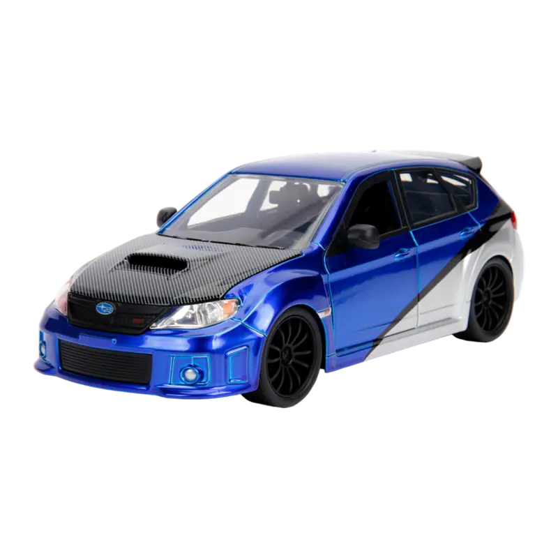 1:24 Brian's 2012 Subaru Impreza Wrx Sti -- Blue/Silver -- Fast & Furious Jada 1