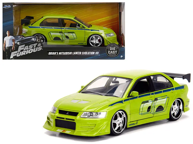 1:24 Brian's Mitsubishi Lancer Evolution Vii -- Fast & Furious Jada 1