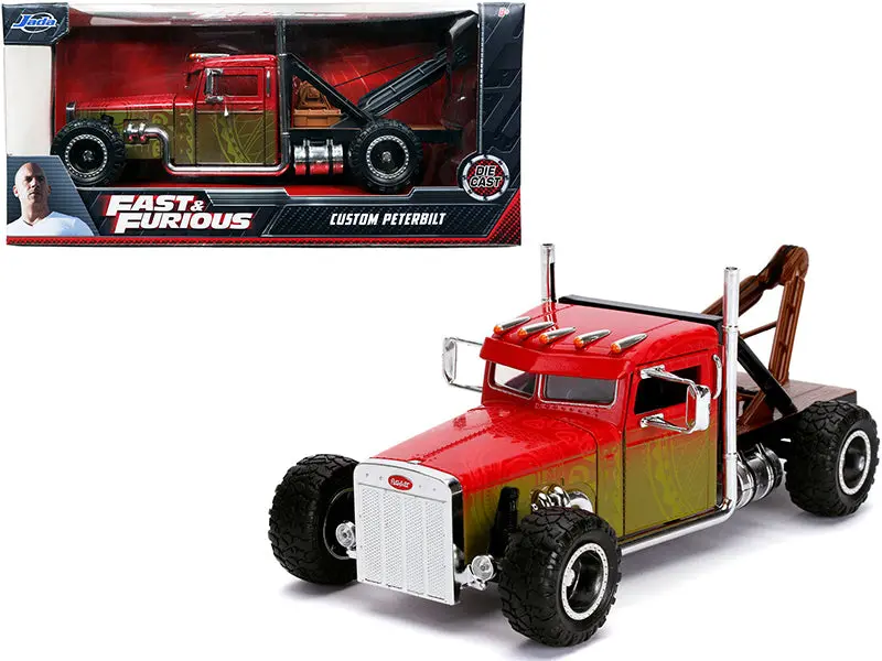 1:24 Custom Peterbilt Tow Truck -- Fast & Furious Hobbs & Shaw Jada 1